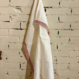 Louis Towel White red stripe