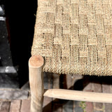 Berber Seagrass Bench