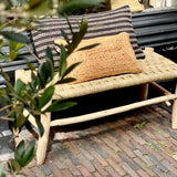 Berber Seagrass Bench
