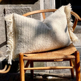 Majid Cushion Striped Grey