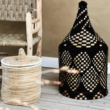 Berber Black Wool Basket XL