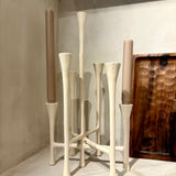 Oliver Candle Holder, Off white L