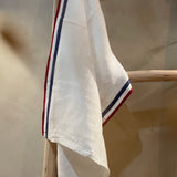Louisa Towel White, red, blue