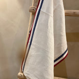 Louisa Towel White, red, blue