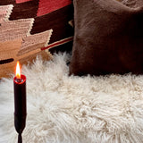 MATISSE Faux Fur Cushion, Brown