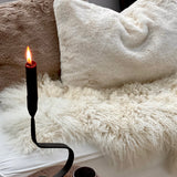 MATISSE Faux Fur Cushion, White