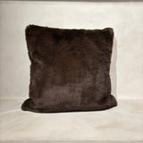 MATISSE Faux Fur Cushion, Brown