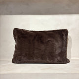 MATISSE Faux Fur Cushion, Brown
