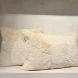 MATISSE Faux Fur Cushion, White