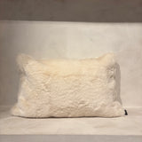 MATISSE Faux Fur Cushion, White