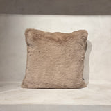 MATISSE Faux Fur Cushion, Sand