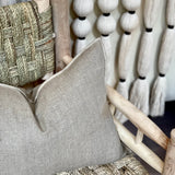 Léa Cushion Cover, Naturel