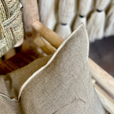 Léa Cushion Cover, Naturel