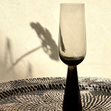 Cone Smoke Champagne Glass