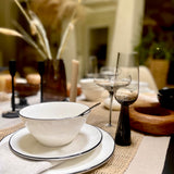 Cone Smoke Champagne Glass