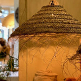 Cliff Seagrass Lamp Set