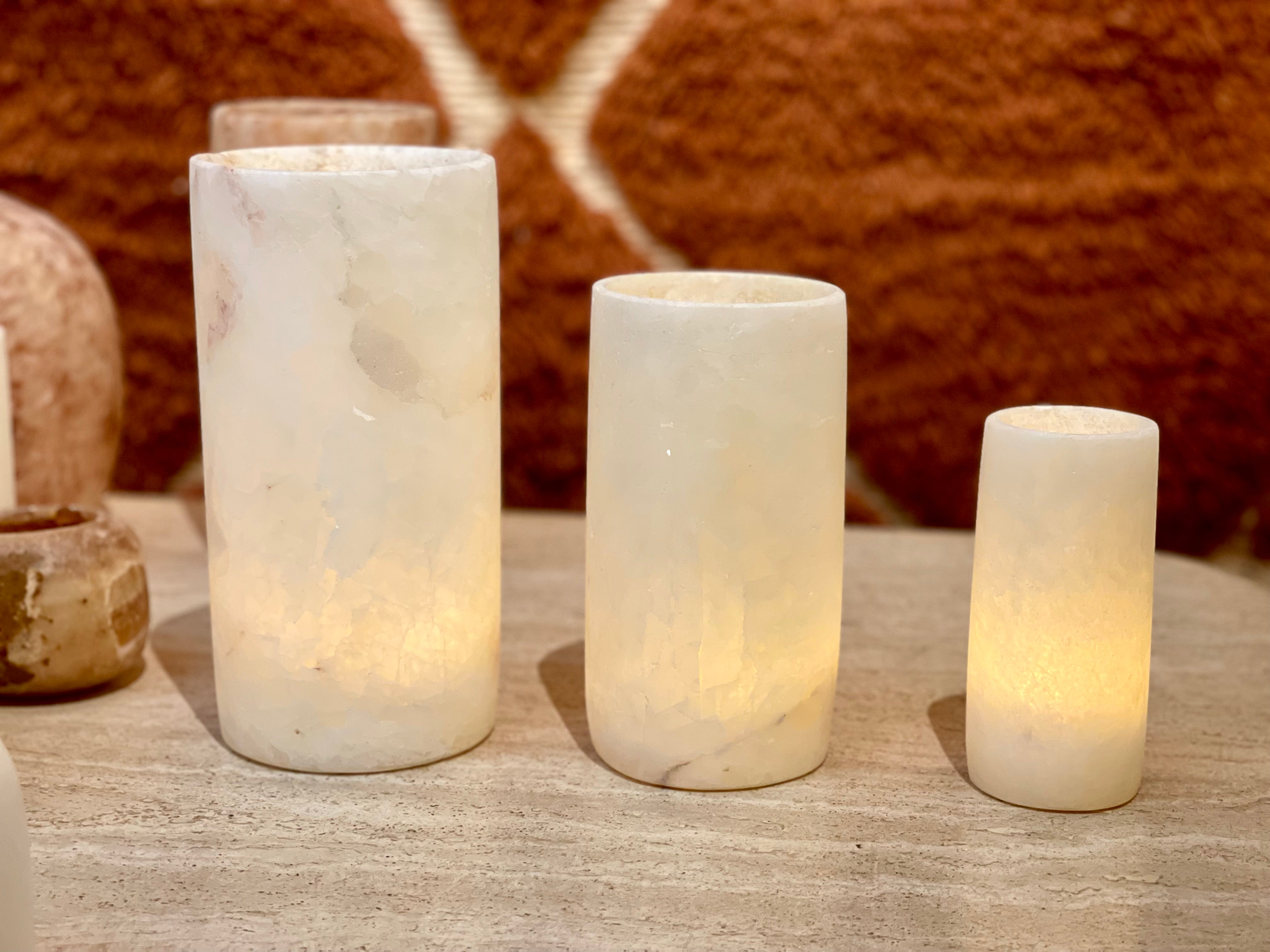 Zeina Alabaster Cilinder