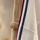 Louisa Towel White, red, blue