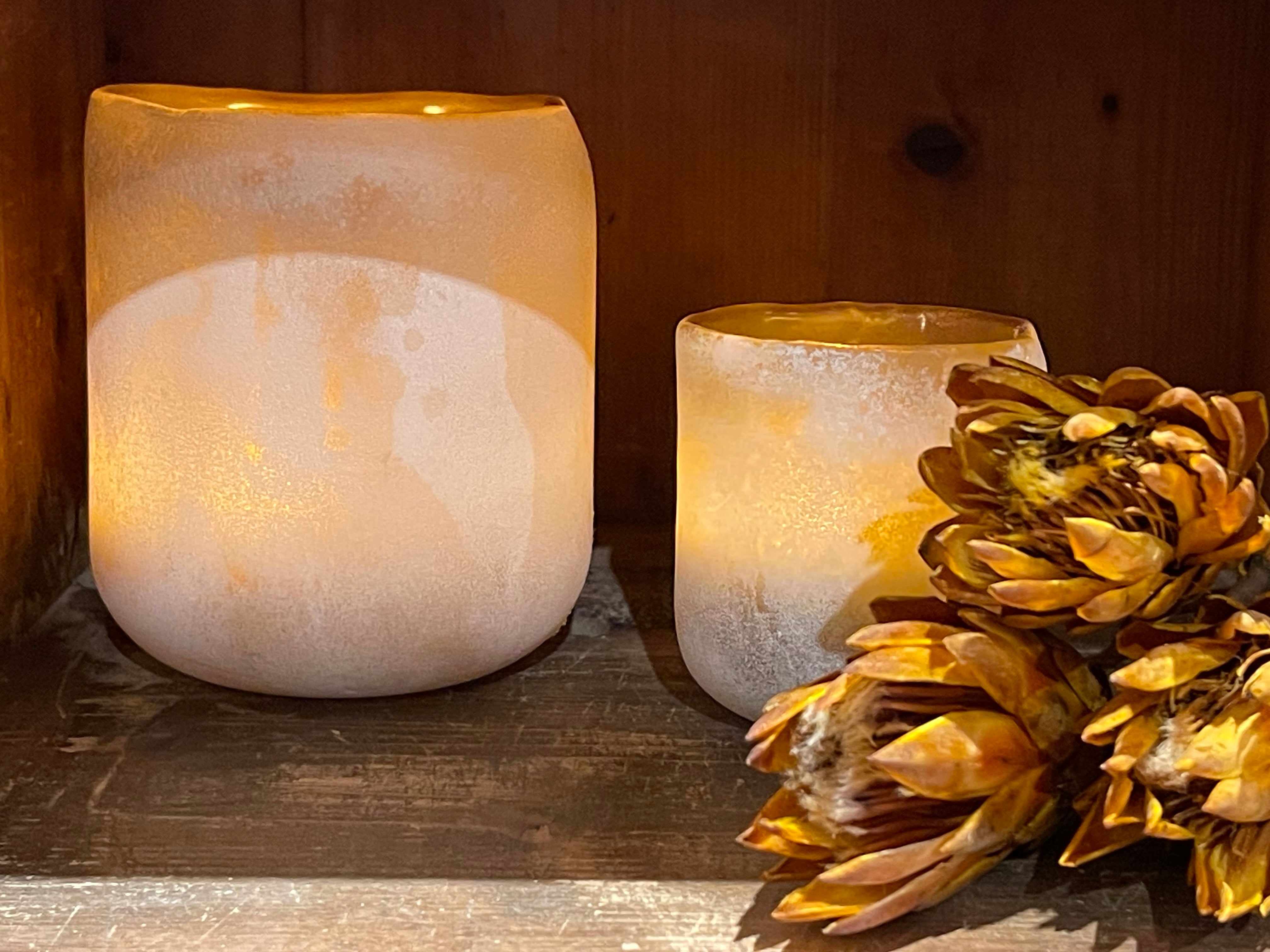 Frost Tealight Sand