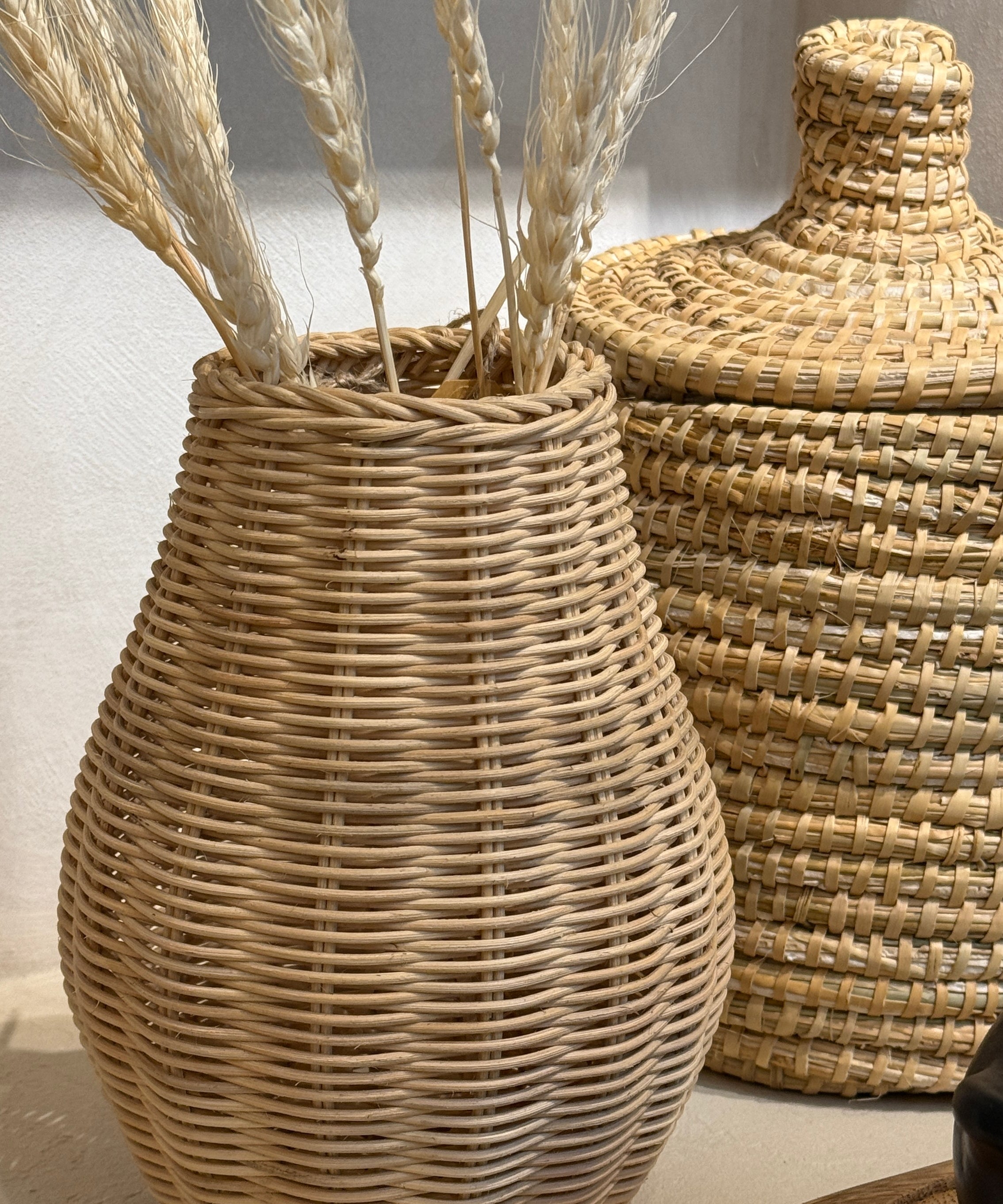 Lente Rattan Vase