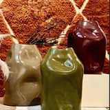 Vase Onda Dark Cream