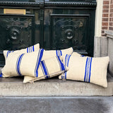 Nomad Cushion cover, Blue stripe