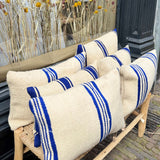 Nomad Cushion cover, Blue stripe