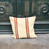 Nomad cushion cover, 50x50, Cognac stripe