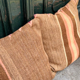 Nomad cushion cover, Brown/Pink