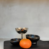 Blackpottery salt bowl, Kees