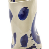 Scribble vase M Blue