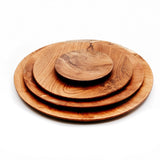 De Teak Root Round Plate - XS